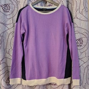 like new pure cashmere color block sweater